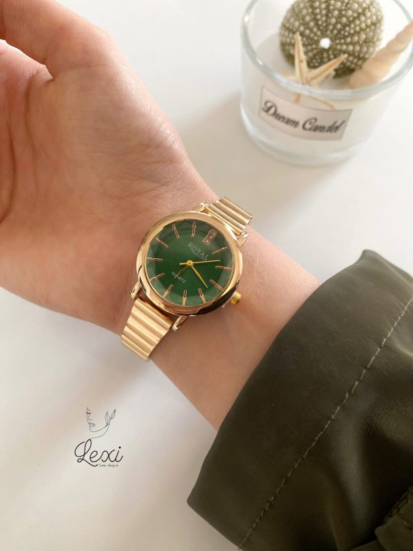 ساعت زنانه ROYAL بند کرکره ای – صفحه گرد کلاسیک -کد 249 ساعت زنانه ROYAL بند کرکره ای – صفحه گرد کلاسیک -کد 249