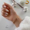 ساعت زنانه بند زنجیری طلایی فلزی – مدل شیک و مجلسی